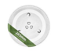 Gemroom 285mm Microwave Plate Replacement for 3517203500 3517203510 Magic Chef MCO160 Series Compatible with Sharp Microwave Plate R318 R331 Series Frigidaire 5304481353 and 285 mm Daewoo Glass Plate