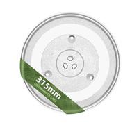 Gemroom 315mm Microwave Turntable Compatible with Panasonic 12570000008334, 315 mm Replacement Microwave Glass Plate for Frigidaire 5304509437