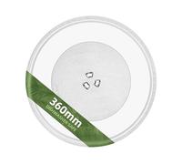 Gemroom 360mm Microwave Glass Plate for LG Microwave Plate MJS47373301, MJS47373302, MJS47373303, MJS47373304 Compatible with LG Microwave Plate Replacement