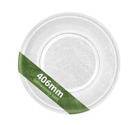 Gemroom 406mm Microwave Plate Compatible with LG Microwave Glass Plate 3390W1G006B 3390W1G006A and Wolf Micorwave Turntable Plate WLF829864