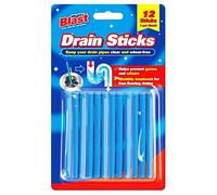 GEMS 12 x Mighty Blast Drain Sticks | 12 Months Supply Pack | Sink | Bath | Tub | Showers | Kitchen | Toilet | Pipes Cleaner | Clear Flowing | DIY | Bathroom | 1 Year Stock | UK FREE P&P, CLE3097