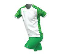 GEMS AM01-0331 KIT LAOS Football kits Unisex WHITE/FOREST GREEN L