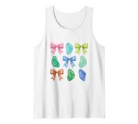 Gems Coquette Bows Gemology Geology Rocks Cute Tank Top