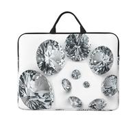 Gems Diamond Jewelry Jewels Luxury Printed, 14 Inch Laptop Sleeve, Notebook Bag Laptop Case Sleeve Briefcase with Handle