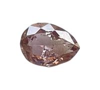 Gems For Jewels 1.9x2.6mm Pink Pear Diamond, Clear Pink Pear Shaped Faceted Rose Cut Loose Double Cut Diamond for Ring - PPKJ210