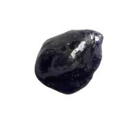 Gems For Jewels 12.1x9.5mm Blue Sapphire Rough Slice, Loose Raw Blue Sapphire Slice Gemstone for Pendant/Jewelry, 1 Pc - PDG367