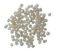 Gems For Jewels 2-2.5mm Raw Light Champagne Diamonds, Loose Light Brown Round Uncut Diamond, Rough Brown Diamond for Ring, Prong Setting/Jewelry - PDD693