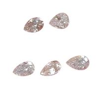 Gems For Jewels 2x4mm-3x5mm Lab Grown Diamond Pear Cut Loose Stone Eye Clean Gem for Jewelry, 5 Pieces - LGPD3