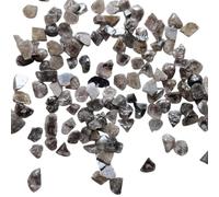 Gems For Jewels 3-5mm Salt And Pepper Rough Diamond Chips, Loose Raw Uncut Diamond Chips/Slices For Jewelry (1Ct) - PDD982