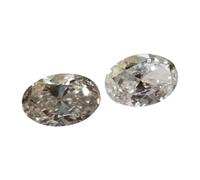 Gems For Jewels 3x5-6x8mm Lab Grown Diamond Oval Cut Loose Stone Eye Clean Gem for Jewelry, 2 Pieces - LGOD4
