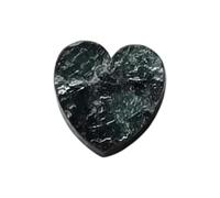Gems For Jewels 5.1mm Blue Rough Diamond Heart, Flat Blue Heart Loose Raw Diamond Cabochon For Jewelry - PDD994