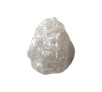 Gems For Jewels 6x7.9mm White Rough Diamond, 1.85 Cts White Raw Loose Raw Uncut Huge Diamond For Jewelry/Ring - PDD953