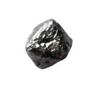 Gems For Jewels 9x8.8mm Grey Diamond Octahedron, 1 Pc Natural Rough Raw Uncut Crystal Smooth Loose Diamond Crystal - PPKJ225