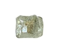 Gems For Jewels Beautiful Clear Light Yellow Rough Diamond Crystal, 5mm Natural Clear Smooth Raw Loose Diamond For Jewelry/Ring, 1 Pc - PDD881