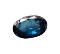 Gems For Jewels Conflict Free Blue Diamond Oval Cut Loose Diamond Gemstone for Ring Pendant Jewelry Making 6x4m-PAD26