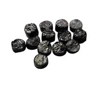 Gems For Jewels Natural Black Rough Diamond Disc Raw Black Diamond Tyre Bead Loose Diamond - PPKJ230