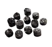 Gems For Jewels Natural Black Rough Diamond Disc Raw Black Diamond Tyre Bead Loose Diamond - PPKJ243