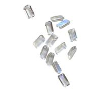 Gems For Jewels Rainbow Moonstone Faceted Rectangle Cut, 5x3mm Loose Rainbow Moonstone Emerald Gemstones for Ring - PSG404