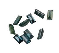 Gems For Jewels Rare 1.5x2mm Blue Baguette Cut Diamond, Baguette MELEE Diamond for Jewelry/Ring (2 Pcs) - PDD958