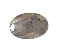 Gems For Jewels Salt And Pepper Diamond, CONFLICT FREE 6x4mm, 0.45 Ct Oval Shaped Brilliant Cut Faceted Clear Black Diamond For Jewelry - PDD976