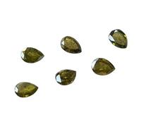 Gems For Jewels Yellow Green Pear Brilliant Cut Diamond, Loose Sparkling Diamond Pear For Ring/Earrings - PDD920