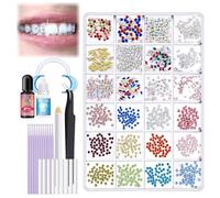 Gems for Teeth - Professional Tooth Gem Kit,Replacement Temporary Repair Chip Restoration Cosmetic Enhancement Filling for Aesthetic Needs