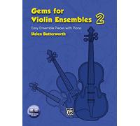 Gems for Violin Ensembles, Bk 2: Easy Ensemble Pieces with Piano (Book & CD)