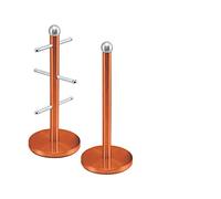 Gems Mug Tree & Roll Holder - Amber (Metallic Orange)