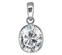 GEMS RIVER 8.25ct Deluxe Certified Natural Zircon Panchdhatu Locket Locket Pendant Silver Plated Top AA Certified Plain A65 Silver Plated
