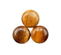 Gems Tiger Eye Stone 15Mm - 3 Piece Round Natural Earth Mined Deluxe Quality Lab-Certified Tiger Eye/Tiger Stone/Tiger'S Eye Chitti Loose Gemstone For Man Or Women Jewelry Making Gemstone-B0CRPDGLXF
