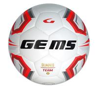 GEMS UN06-0312 Olimpico Team Unisex Football White/Red Size 5