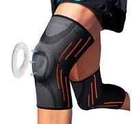 Gemschest 2 Pack Knee Support - Knee Compression Sleeves for Men & Women with Patella Gel Pads, Knee Brace for Working Out, Running, Weightlifting, for Arthritis Joint Pain Relief ACL Size XXL