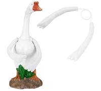 Gemscream Poseable Goose Wings for 23'' Porch Goose Adjustable White Wire Geese Arm Wings Costume Accessories for Front Porch Lawn Patio Yard Decoration