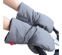 GEMSeven Winter Warm Thick Fleece Stroller Gloves Anti-Freeze Buggy Pushchair Clutch Hand Cover Fur Gloves for Winter Stroller Accessory