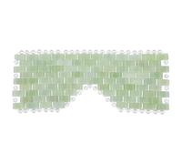 gemshan Jade Eye Mask, 100% Natural Real Gemstone, Reusable Eye Mask for Hot & Cold Anti Aging, Headache and Migraine Relief