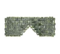 gemshan Jade Eye Mask 100% Natural Real Gemstone Stone Reusable Jade Facial Mask for Relive Eliminate Puffiness