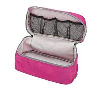 GEMSOULS Undergarments and Innerwear Storage Pouch Travel Cosmetics Makeup Toiletry Bag Waterproof Organizer with Handle for Men Women Bra Panty (Multipurpose) Multi Color