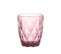 Gemstone 270ml Amethyst Recycled Mixer Cocktail Glass Vintage Diamond Ridges