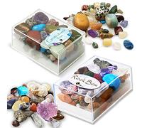Gemstone and Rock Box Collection. Set of 2 Boxes
