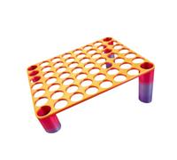 GEMSTONE ART STORAGE - Diamond Painting Container Storage Rack, Angled Holder with 56 Compartments, Faux Pearl Organizer | High and Low Legs Design for Enthusiasts