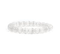 Gemstone Beaded Bracelets For Women and Men - 8mm Round Beads - Cherry Tree Collection - Small, Medium, Large Sizes