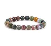 Gemstone Beaded Bracelets For Women and Men - 8mm Round Beads - Cherry Tree Collection - Small, Medium, Large Sizes