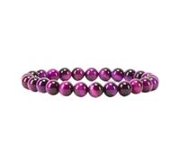 Gemstone Beaded Bracelets For Women and Men - 8mm Round Beads - Cherry Tree Collection - Small, Medium, Large Sizes