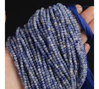 Gemstone Beads, 2mm Small Round String Bead for Jewelry Making DIY Necklace Bracelet Accessories