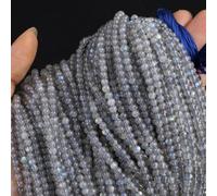 Gemstone Beads, 3mm Small Round Loose Bead for Jewelry Making DIY Necklace Bracelet Accessories