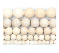 Gemstone Beads, Ancient Fossils Stone Loose for Jewelry Making Needlework DIY Bracelet Strand(10mm About 38 pcs)