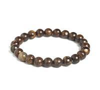 Gemstone Beads, Bronzite Colour Round Bracelets Suitable for Women Men(8mm)