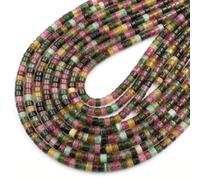 Gemstone Beads for Jewelry Making, Rondelle Spacers, Large Holes, 110 Pcs
