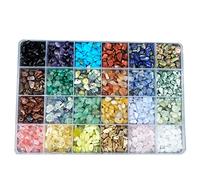 Gemstone Beads Natural Irregular Shaped Stone Chips Crystal Energy Healing Power for Jewelry Making(24 material)