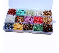 Gemstone Beads Natural Irregular Shaped Stone Chips Crystal Energy Healing Power for Jewelry Making(15-1)
